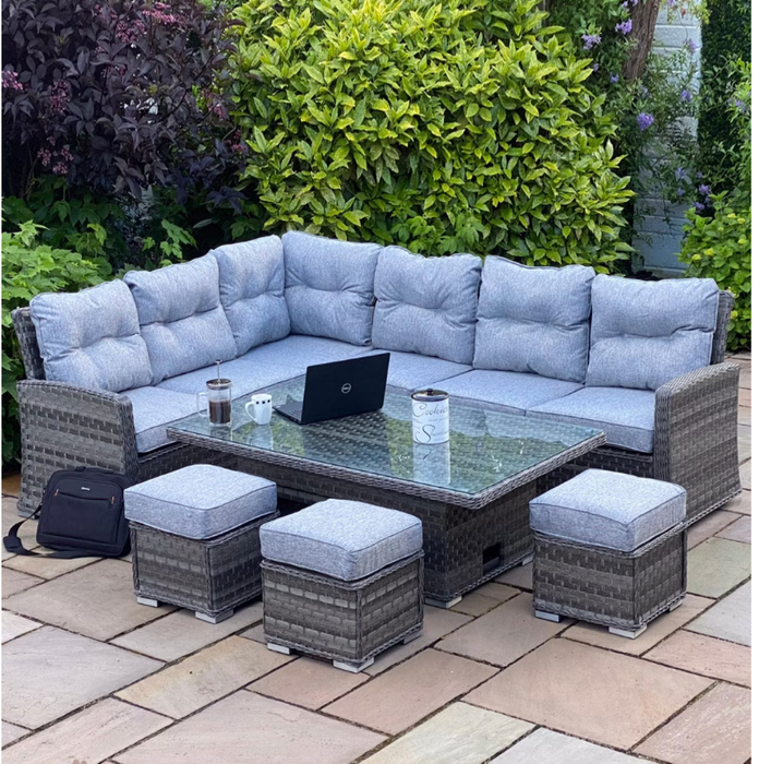 Mercer Amalfi Corner Set with High / Low Table