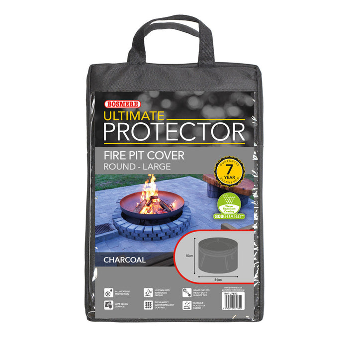 Bosmere Ultimate Protector Round Firepit Cover Large (84cm Dia)