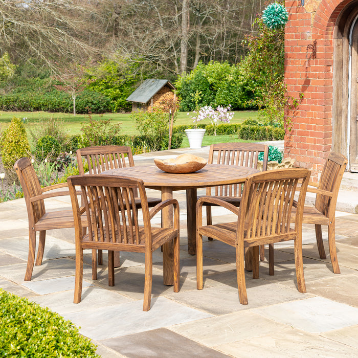 Alexander Rose Bolney 6 Round Dining Set