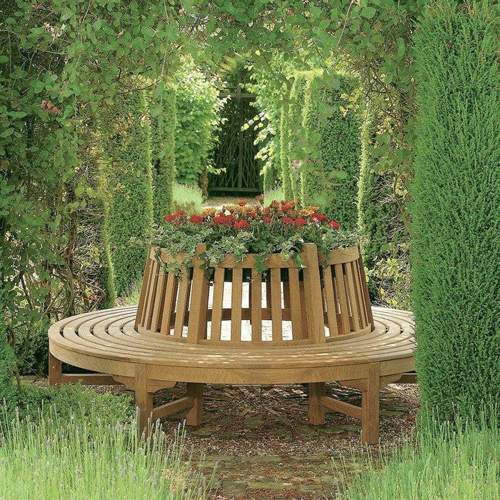 Barlow Tyrie Garden Furniture Barlow Tyrie Glenham Circular Garden Tree Seat Half