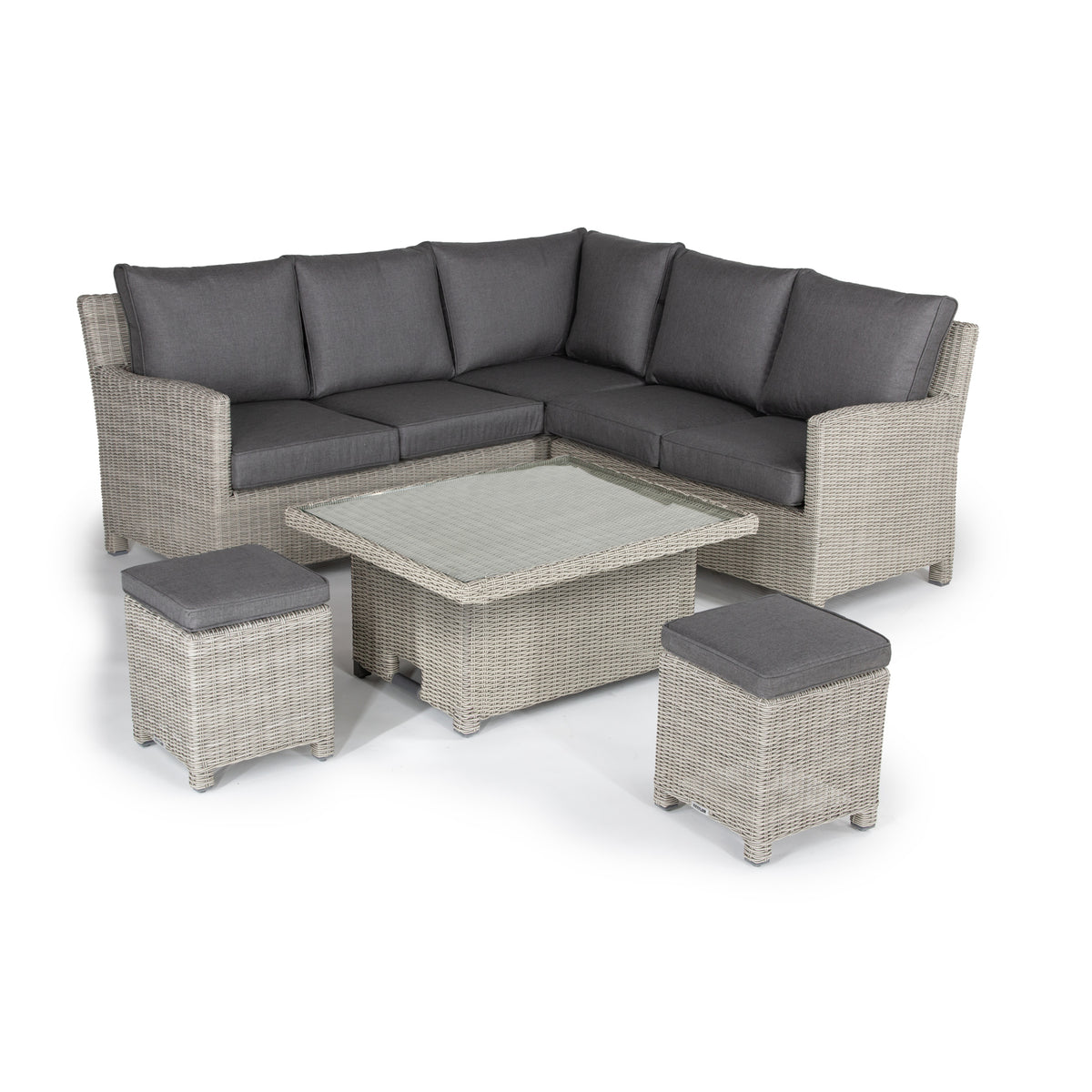 Kettler Palma Signature Mini Corner Set in White Wash
