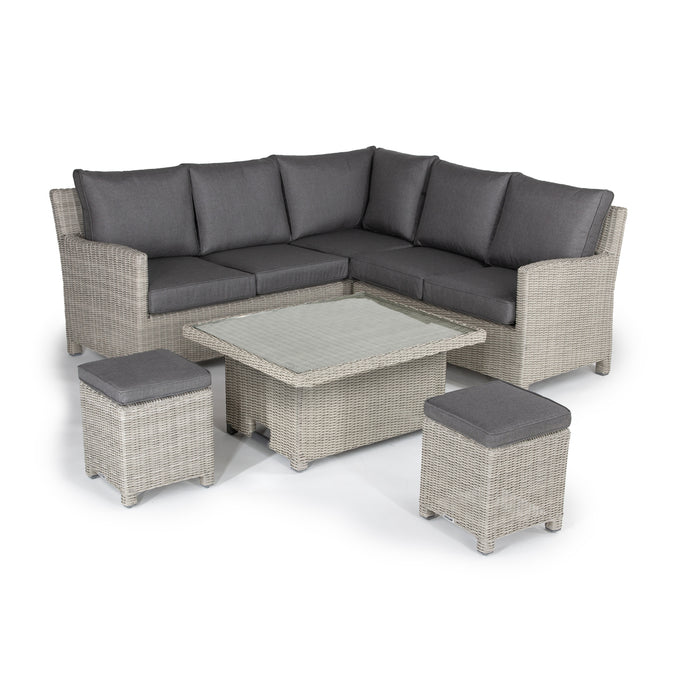 Kettler Palma Signature Mini Corner Set in White Wash