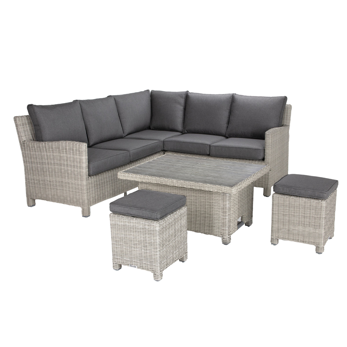 Kettler Palma Signature Mini Corner Set in White Wash