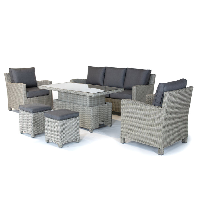 Palma Signature Sofa Set in White Wash