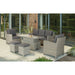 Palma Signature Sofa Set in White Wash