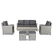 Palma Signature Sofa Set in White Wash