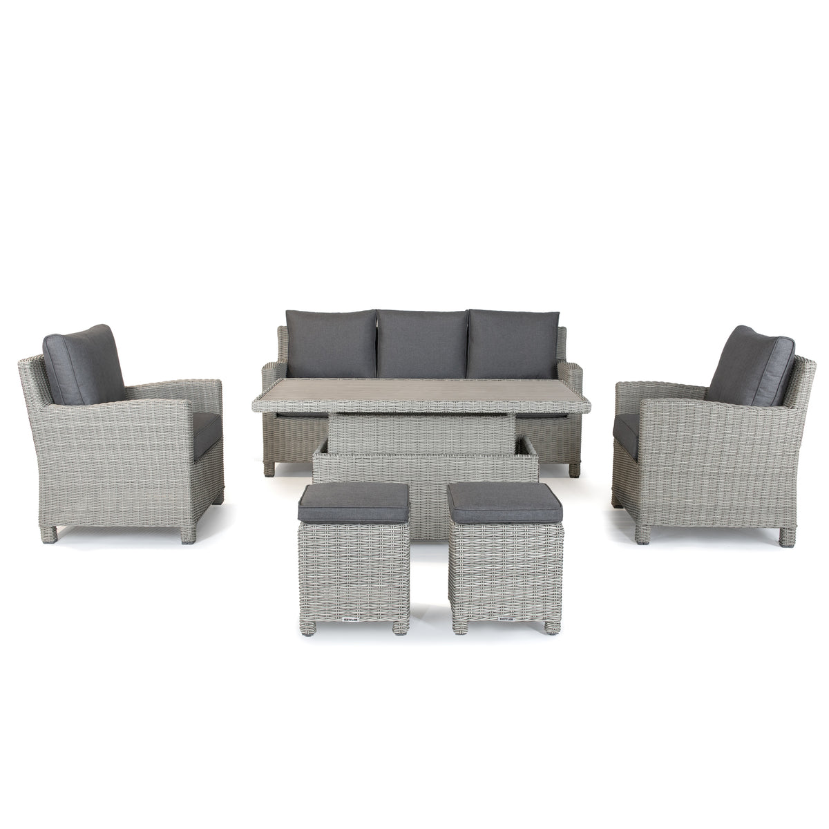 Palma Signature Sofa Set in White Wash