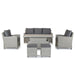 Palma Signature Sofa Set in White Wash
