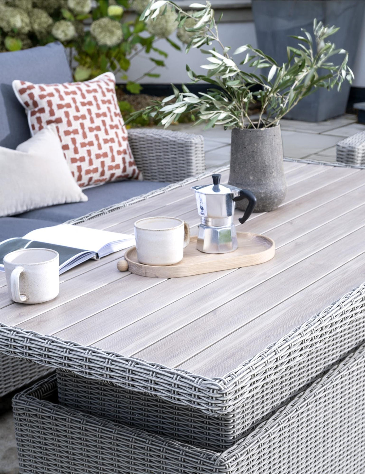 Palma Signature Sofa Set in White Wash