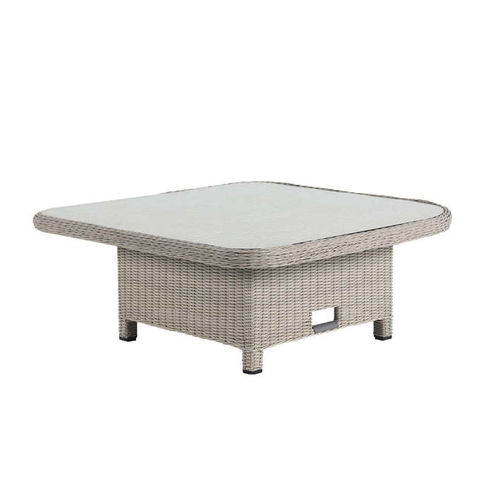 Kettler Palma Signature Grande Corner Set White Wash with Choice of Table