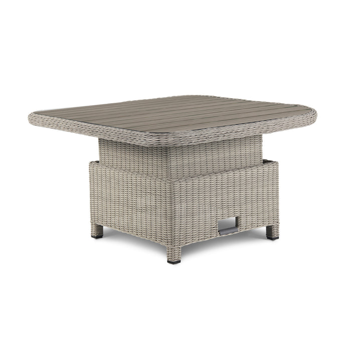 Kettler Palma Signature Grande Corner Set White Wash with Choice of Table