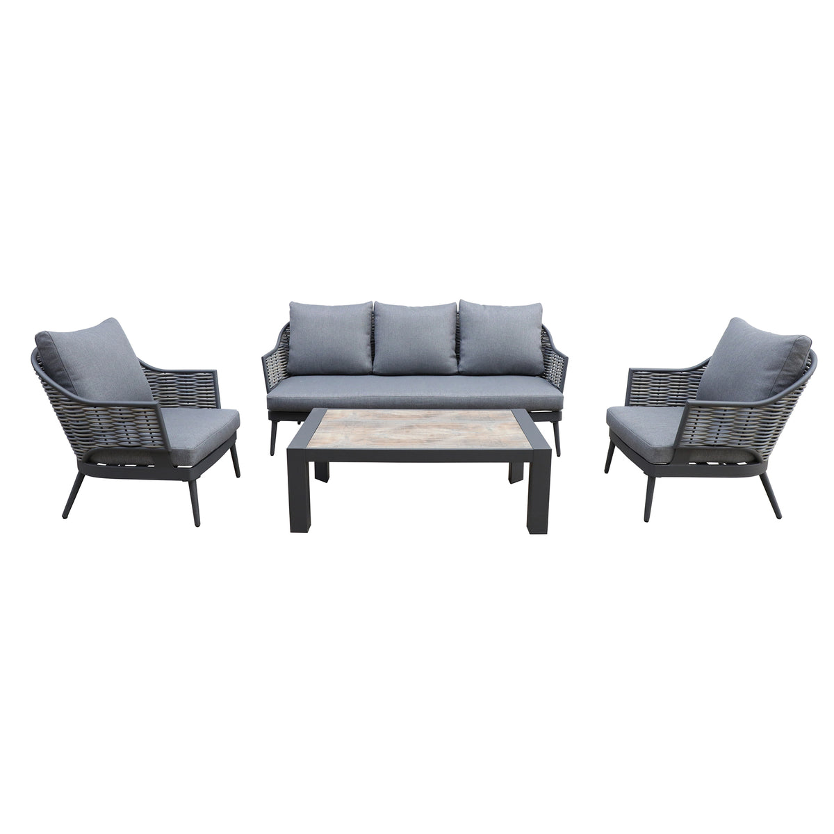Kettler Malo 5 Seater Garden Sofa Lounge Set Wicker
