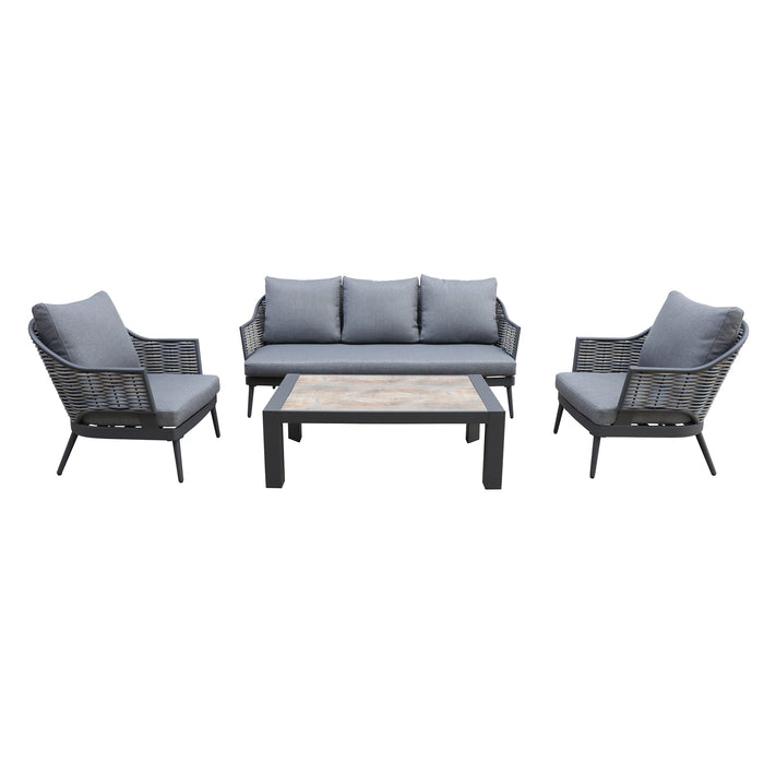 Kettler Malo 5 Seater Garden Sofa Lounge Set Wicker