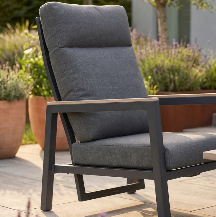 Kettler Tudor Sofa Set with 3 Seat Sofa, 2 x Reclining Chairs, Bench & Height Adjustable Table