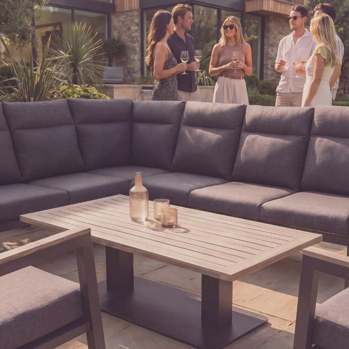 Kettler Tudor Corner Set Right Hand with 2x Armchairs