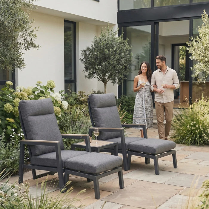 Kettler Tudor Companion Set with Reclining Chairs