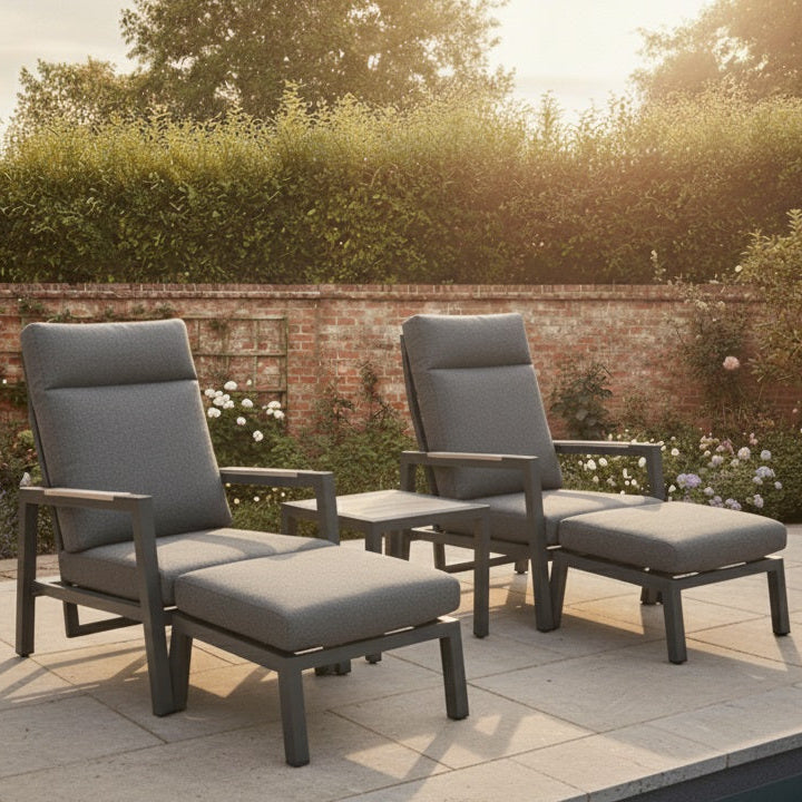 Kettler Tudor Companion Set with Reclining Chairs