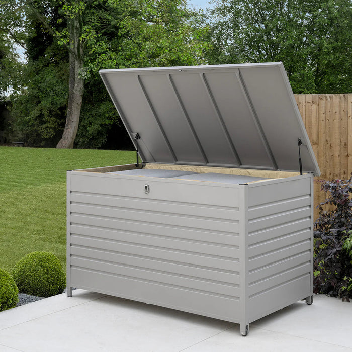 Kettler Aluminium Cushion Box in Pebble - Large
