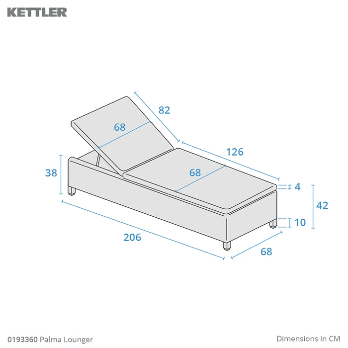 Kettler Palma Signature Sun Lounger