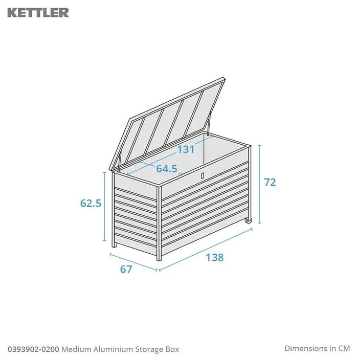 Kettler Medium Aluminium Storage Box
