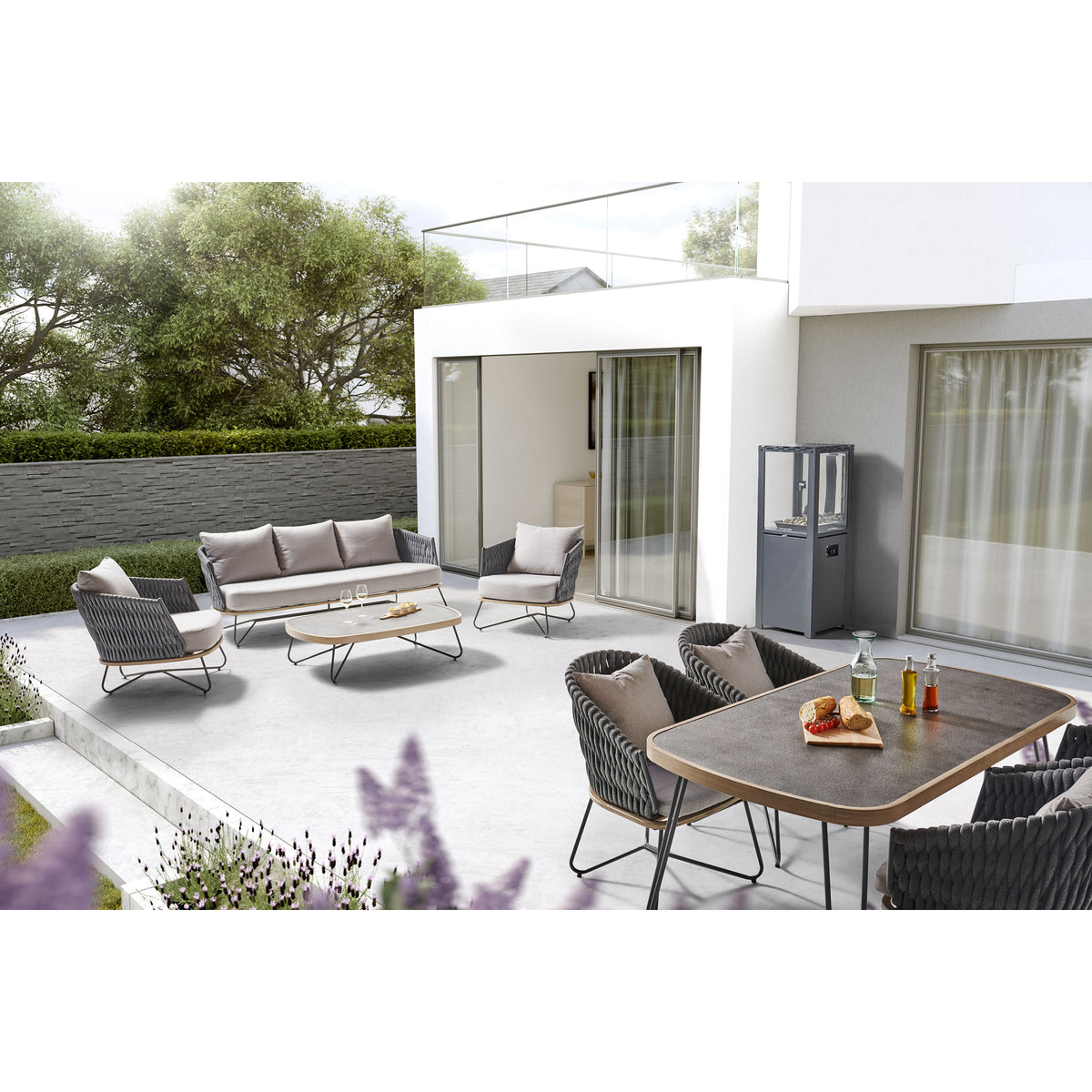Kettler Aruba 4 Piece Garden Lounge Set