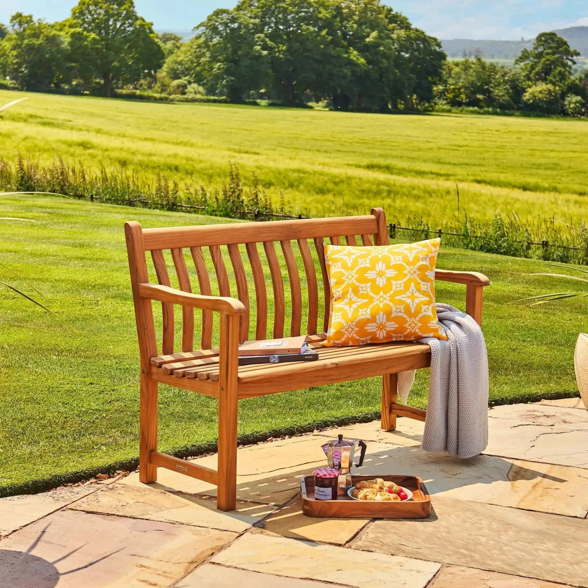 Alexander Rose Teak Wood Broadfield Bench 5ft
