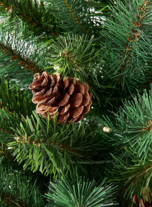 HAZELNUT PINE Porch Prelit Tree 4ft with 100 lights