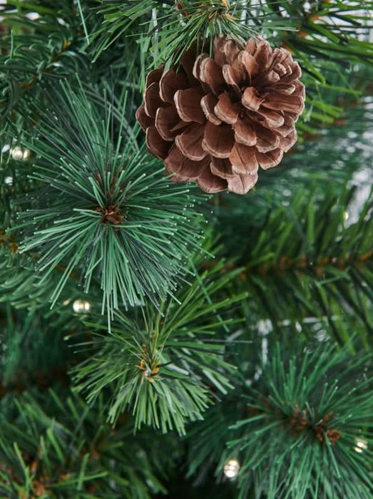 HAZELNUT PINE Porch Prelit Tree 4ft with 100 lights