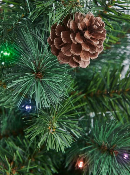 HAZELNUT PINE Porch Prelit Tree 4ft with 100 lights