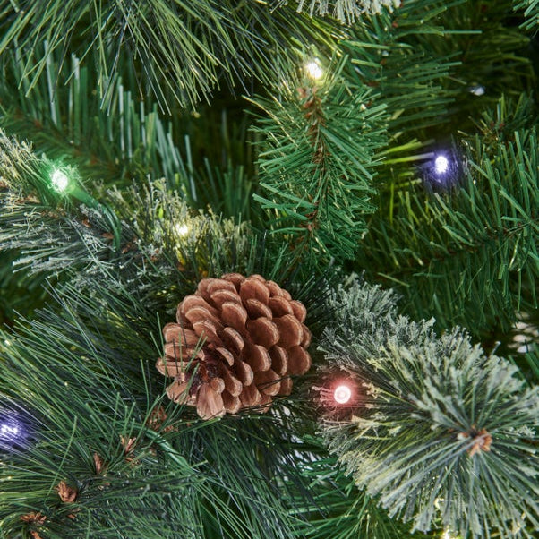 BOSK Hollingworth Spruce Pre Lit Christmas Tree – 7.5ft with 550 Warm White LEDs