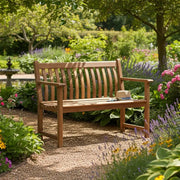 Lakeside Acacia Wood Flat Arm Broadfield Bench 4ft & 5ft options