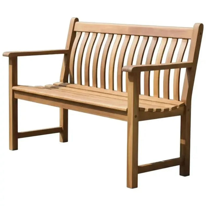 Lakeside Acacia Wood Flat Arm Broadfield Bench 4ft & 5ft options