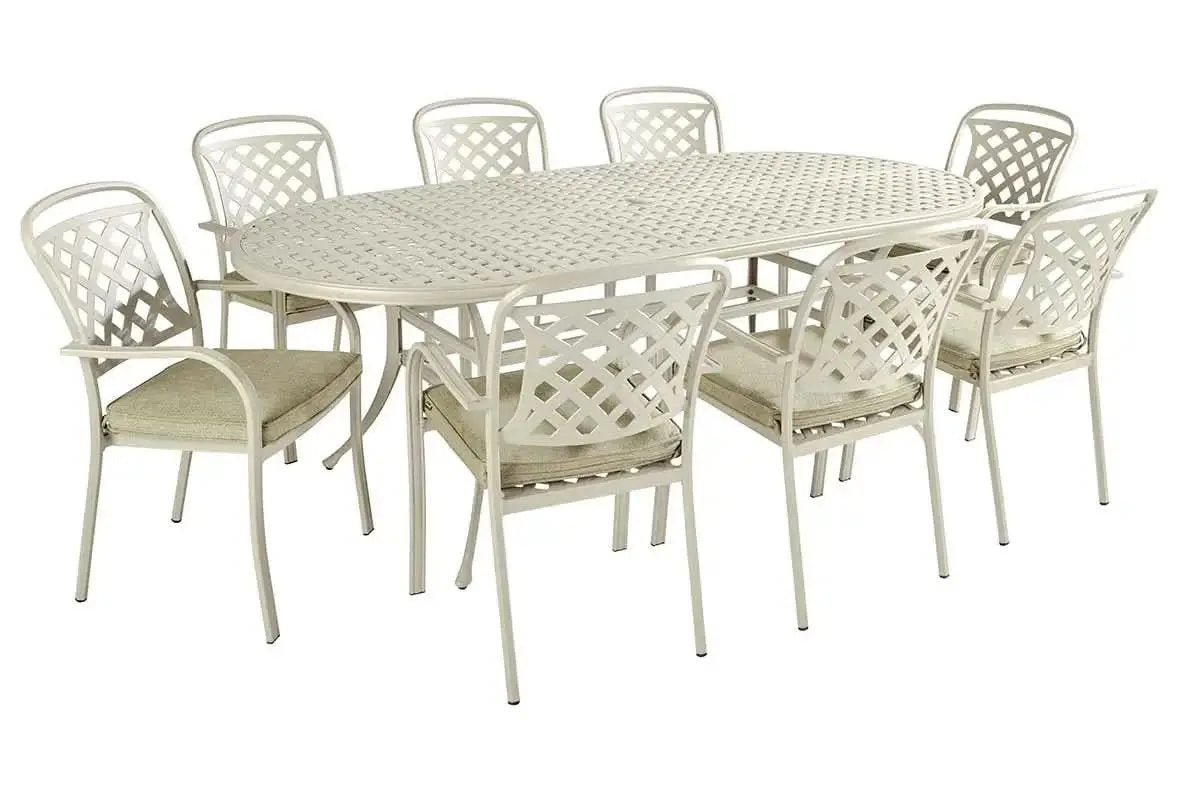 Hartman Berkeley 8 Seater Oval Set in Maize