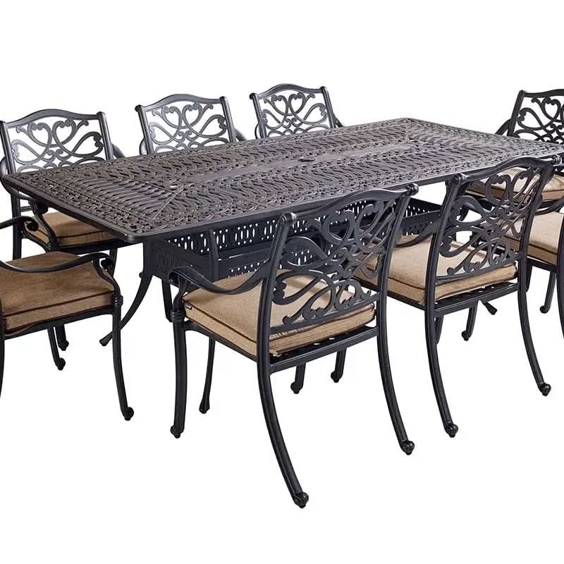 Hartman Capri 8 Seater Rectangular Set in Bronze