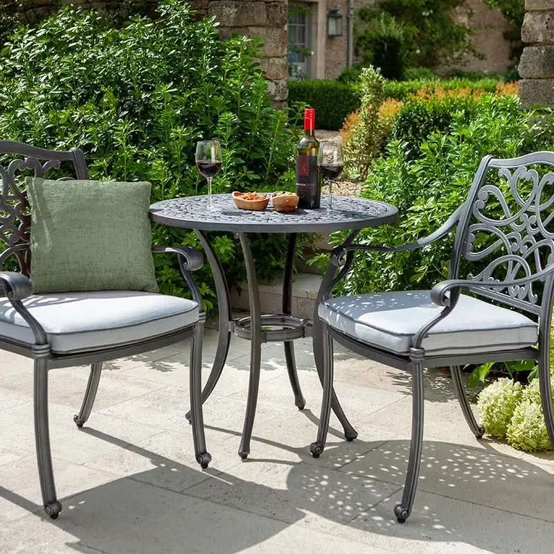 Hartman Capri Bistro Set in Antique Grey
