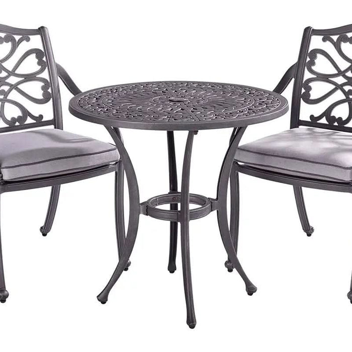 Hartman Capri Bistro Set in Antique Grey