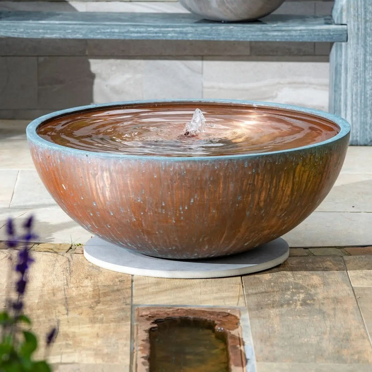 Oase Copper Bowl Water Feature Round 75cm Dia