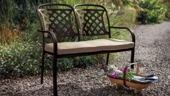 Hartman Berkeley 2 Seat High Back Bench in Bronze