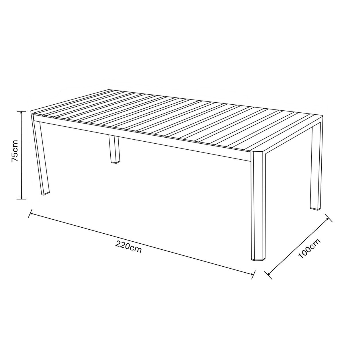 Hartman Rio 8 Seat Rectangular Dining Set