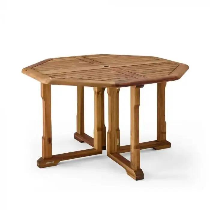 Alexander Rose Redcliffe Acacia Wood Gateleg Dining Table with 4 Folding Chairs