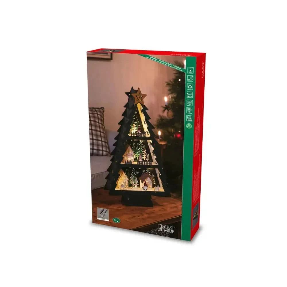 Konst Smide Scandi Wooden Christmas Tree