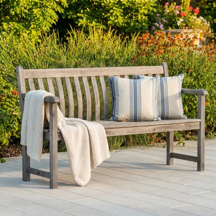 Alexander Rose Grey Painted Broadfield Bench in 4ft & 5ft options