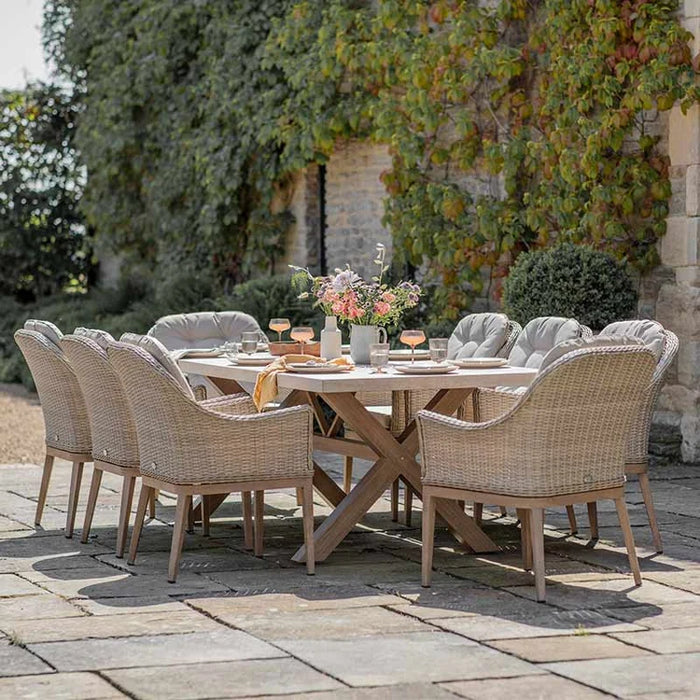 Bramblecrest Monterey Deluxe Vogue 8 Seat Rectangle Dining Set
