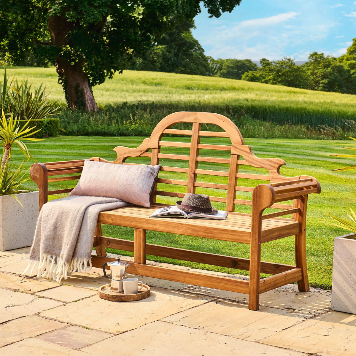 Alexander Rose Redcliffe Lutyens Bench 6ft