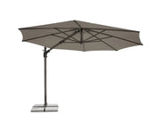 Kettler Luna 3.0m Round Cantilever Parasol with Granite Base - Taupe, Stone or Slate