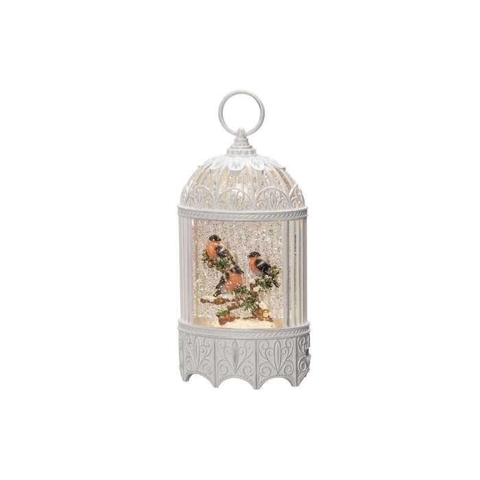 Bird Cage Bullfinches LED Water Lantern