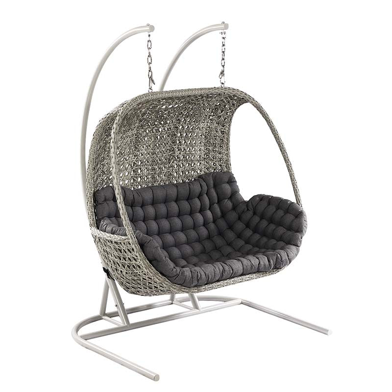 Hartman - Double Hanging Chair (Ash with Slate Grey Cushion) Ireland Mid Ulster