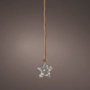 Micro LED Star Height 20cm Blue, Warm White 15 Lights