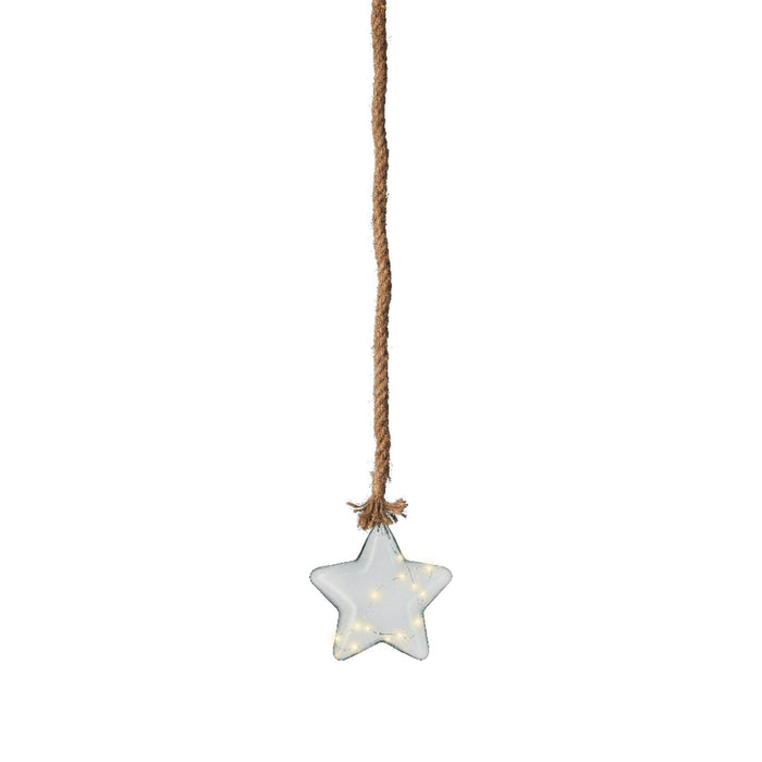 Micro LED Star Height 20cm Blue, Warm White 15 Lights