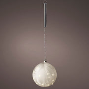 Micro LED Ball Diameter 20cm Frost, Warm White 40 Lights